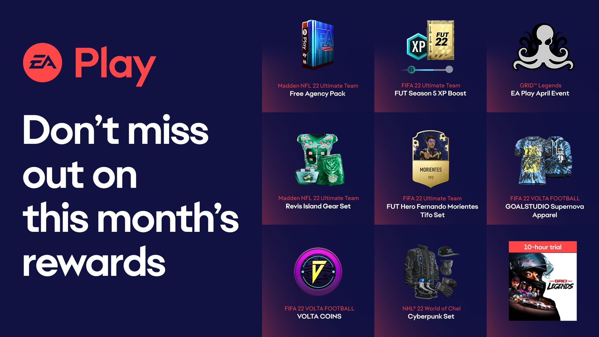 EA Play April Rewards Asset